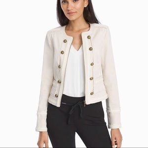 Black house white market band jacket